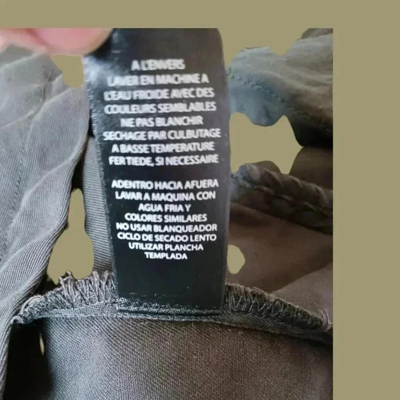 Max jeans tensel vest jacket sleeveles size M green army color - Picture 9 of 9